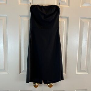 Express Y2K Black Strapless Dress